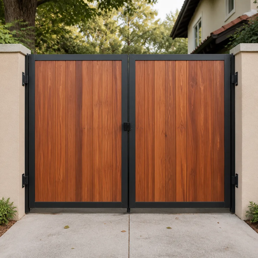 Wood & steel frame